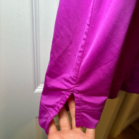 FootJoy FJ - Men’s Sporty Athletic Basic Vibrant Purple Golf Polo in Size XL - Picture 9 of 11